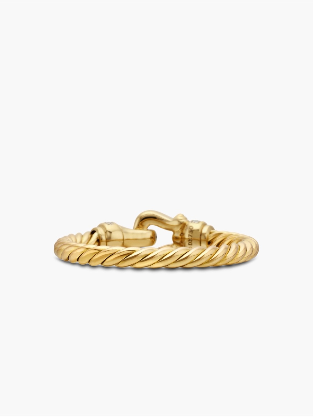 David Yurman PETITE BUCKLE RING
18K Yellow Gold with Diamonds, 2mm, size 6 - Picture 6 of 12